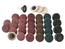 Slibe- og polersæt 35 dele - PRIZE